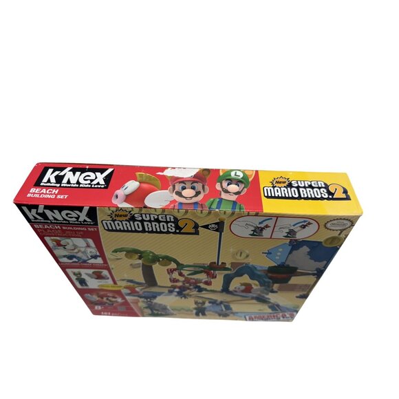K'nex New Super Mario Bros 2 Beach Building Set Brand NEW Open Box Sealed Bags - Picture 2 of 4